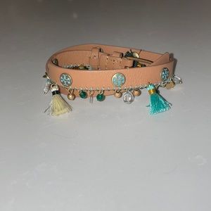 Tory Burch Tassel Double Wrap Bracelet